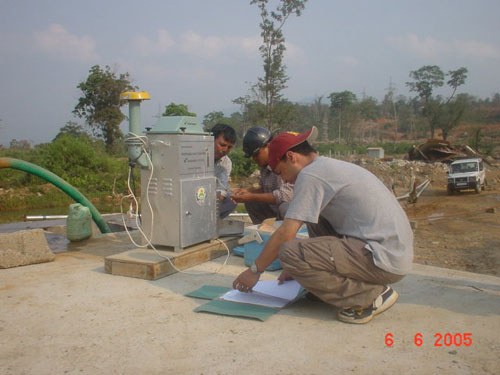 Ambient air quality. monitoring at Nongtrai mines, Shella